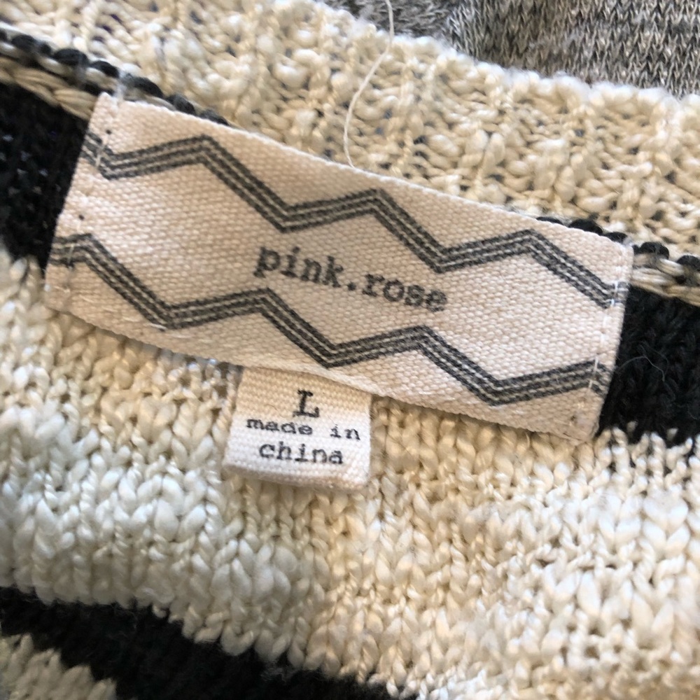 PINK ROSE Striped Sweater - Picture 4 of 5